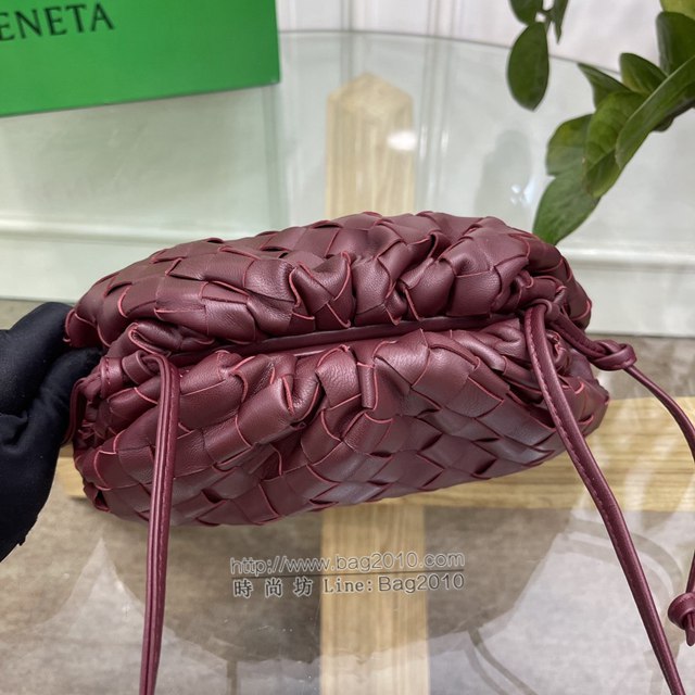 Bottega veneta高端女包 98061 寶緹嘉升級版小號編織雲朵包 BV經典款純手工編織羔羊皮女包  gxz1171